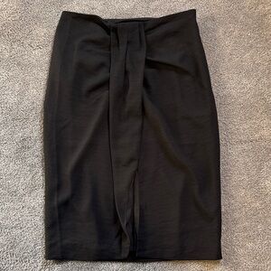 Express Elegant Black Pencil Skirt